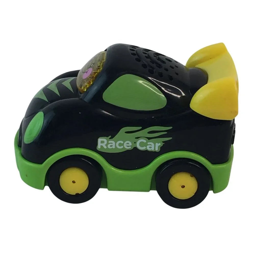 vTech Go Go Smart Wheels Green Black Race Car Lot of 2 Vehicles Tested‎